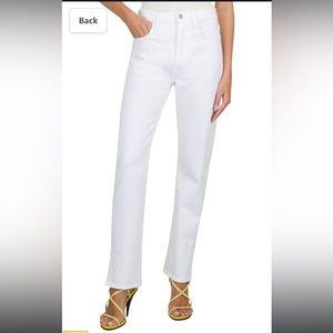 7 for all mankind white jeans